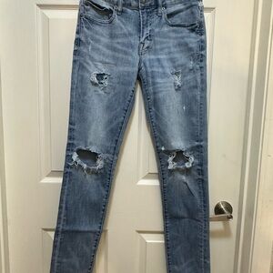 Men’s American Eagle Light Blue Distressed Jeans